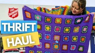 Thrifting / Op shopping | Crochet Finds & Craft Haul!