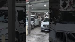 Tornado Wrecks Baseball Field and Truck Warehouse in Illinois