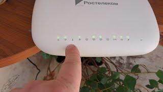 Почему индикатор LOS мигает красным на роутере GPON