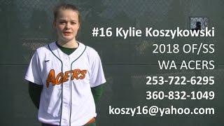 Kylie Koszykowski Softball Skills Video