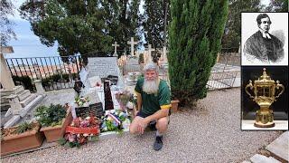 William Webb Ellis grave site on the Cote d'Azur, France | RWC2023