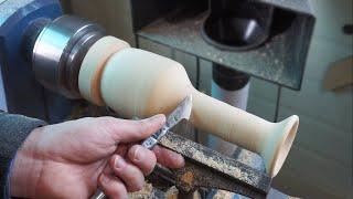 [Woodturning] Making a Wooden Flower Vase