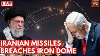 Iran Attacks Israel LIVE | Iran's 150+ Hypersonic Missile Struck Israeli Airdefence System |Tel Aviv