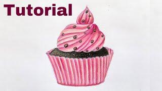 Cupcake | Colored Pencil Tutorial