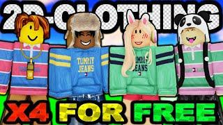 FREE ACCESSORIES! HOW TO GET x4 TJ 2D CLOTHING SHIRTS! (ROBLOX Tommy Play Event)