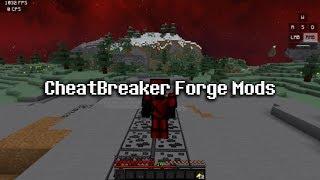 CheatBreaker Forge Mod (Keystrokes CPS & FPS Mod)