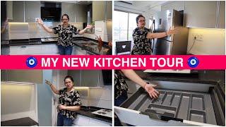 *New House*  NEW KITCHEN TOUR | Indian Small Modular Kitchen Tour  #kitchentour