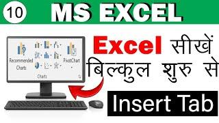 MS Excel Part-10 | Excel Tutorial for Beginners | MS Excel Charts Group | MS Excel #excel