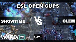 ShoWTimE vs Clem - ESL Open Cup Europe #9 (PvT)