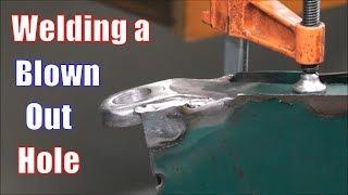 Stick Welding Repair on a Bent Tractor Axle