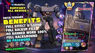 REVAMP! | Granger Transformers Megatron Skin Script No Password | Full Effect & Full Sound | MLBB