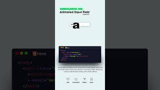 Animated Input Field using Vue.Js #codewith_muhilan #css #coding