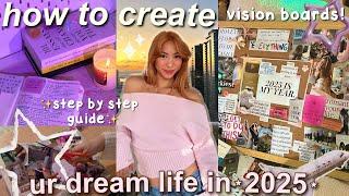 how to LIVE UR DREAM LIFE in 2025:vision boards,  setting goals, intense rebranding & prep