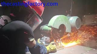 Cutting and rough grinding processes in the precision casting process