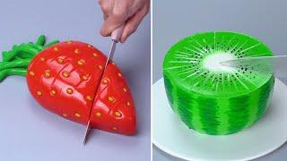  Satisfying 3D Fondant Fruit Cake Recipe Idea | Wonderful Cake Decorating Tutorials | Yummy Cake