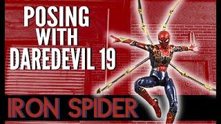 Posing Action Figures With DareDevil 19 Episode 7 MAFEX Medicom Toy IW IRON SPIDER SPIDER MAN