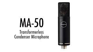 MA-50 Microphone - Features, Applications and Finish