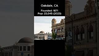 Random US Towns: Oakdale, CA #shorts