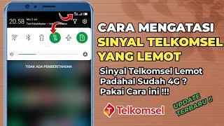 Cara Mengatasi Sinyal Telkomsel Yang Lemot | Sinyal Telkomsel Tidak Stabil