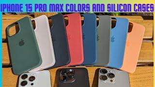 iPhone 15 Pro Max (Natural White & Black Titanium) with ALL Silicone Phone Case Comparisons!