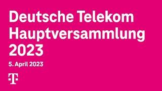 Hauptversammlung Deutsche Telekom 2023