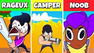 Les 10 TYPES DE JOUEURS sur BRAWL STARS !