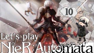 NieR: Automata  Смерть Адама и фабрика сектантов  Let's kлей 10