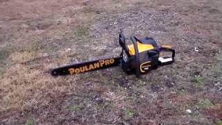 Poulan Pro PP5020 50CC 20" Chainsaw Unboxing and First Startup