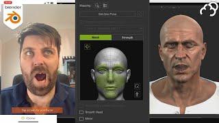 Facial Motion Capture Animation using iClone 7 to Blender