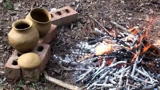 Primitive Pottery Firing 1 (HD)