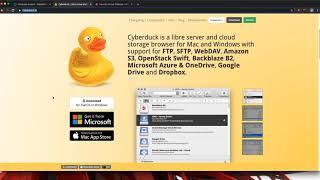 How to setup Cyberduck for S3 Bucket Use on a Mac