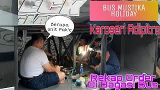 Keren! Medium & Big Bus Mustika Holiday Karoseri Adiputro semua