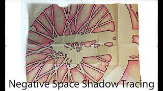 Negative Space Shadow Drawing