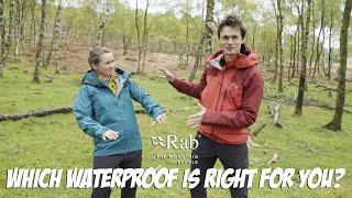 Which waterproof is right for you? Goretex vs Pertex vs Own Brand | Rab Gear Guide