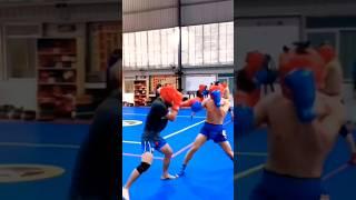 Explosive Sanda Unleashing Heavy-Hitting Combat! #sanda #training #wushu