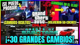 +30 GRANDES CAMBIOS Hechos En GTA5 Online Con el NUEVO DLC "Agentes de Sabotaje" Que NO sabias...