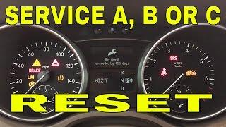 ️How to reset service on Mercedes ML GL 2007, 2008, 2009, 2010, 2011, 2012