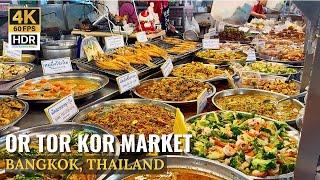 [BANGKOK] Or Tor Kor Market "Discovering Fresh Fruits And Delicious Foods" | Thailand [4K HDR]