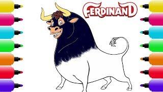 Ferdinand (film) - How to draw and color Ferdinand - Coloring Pages For Kids | Drawing for Children