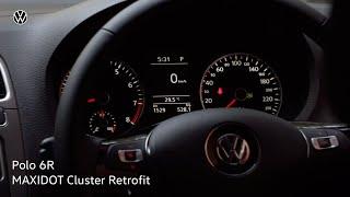 VW Polo 6R - OEM Maxidot Instrument Cluster Speedometer Upgrade - MFD+, TPMS