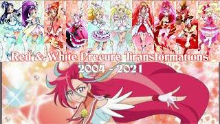 Red x White Precure Transformations (2004 - 2021)