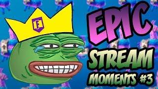 ЭПИЧНЫЕ МОМЕНТЫ СО СТРИМА KEKISTAN KING #3 (Fortnite: Battle Royale best moments)