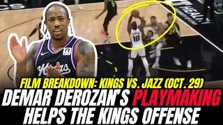 DeMar DeRozan's PLAYMAKING helps the Sacramento Kings offense | Film Breakdown