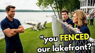 HOA Karen Gave Away My Lakefront to Her Cousin—So I Built a Fence That Left Everyone Speechless!
