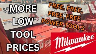 Home Depot Lowe’s FREE Milwaukee Power Tools New Crazy Tools Deals Amazing Finds Low Prices