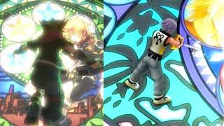 Sora vs Riku using the power of waking