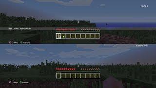 How to play split screen on Minecraft Console