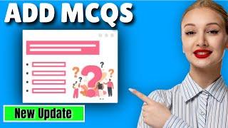 How to Add MCQs in WordPress 2024 | Create Quiz in WordPress