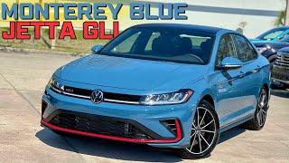 2025 VW Jetta GLI Monterey Blue Flexes Its Turbo Engine, Sporty Looks and Modern Tech!