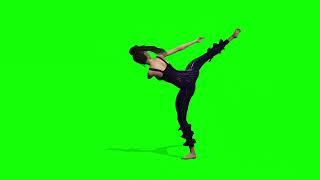 green screen pack girls chromakey dance walk shuffle №2